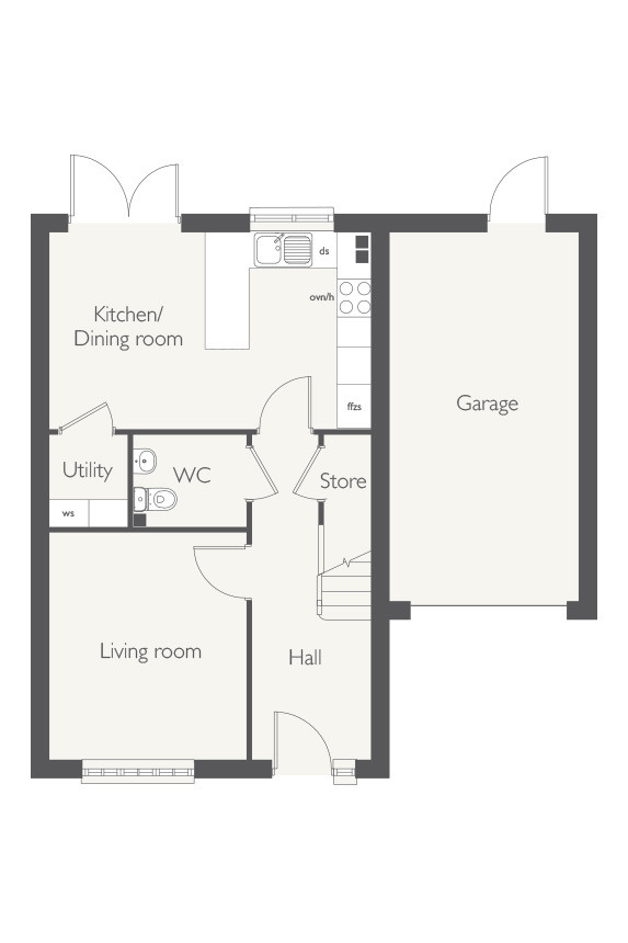 319, Higham Lane, Nuneaton floorplan