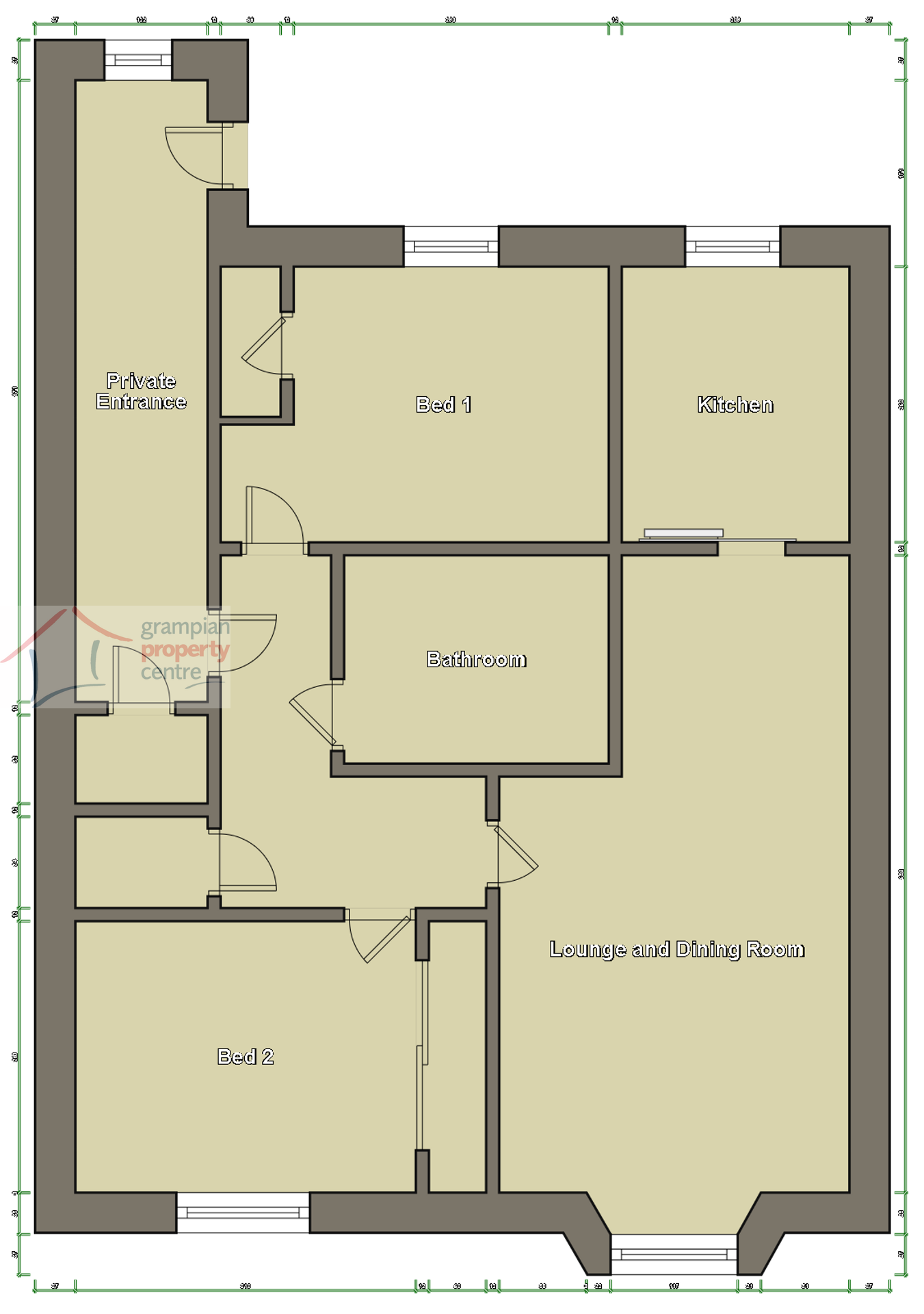 Flat 5 Stotfield Court, Lossiemouth floorplan