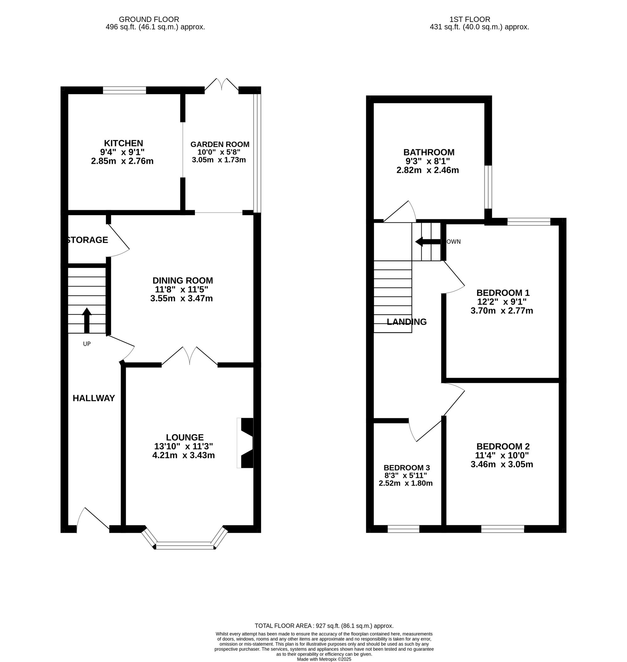 6 Wellington Road, Nantwich floorplan