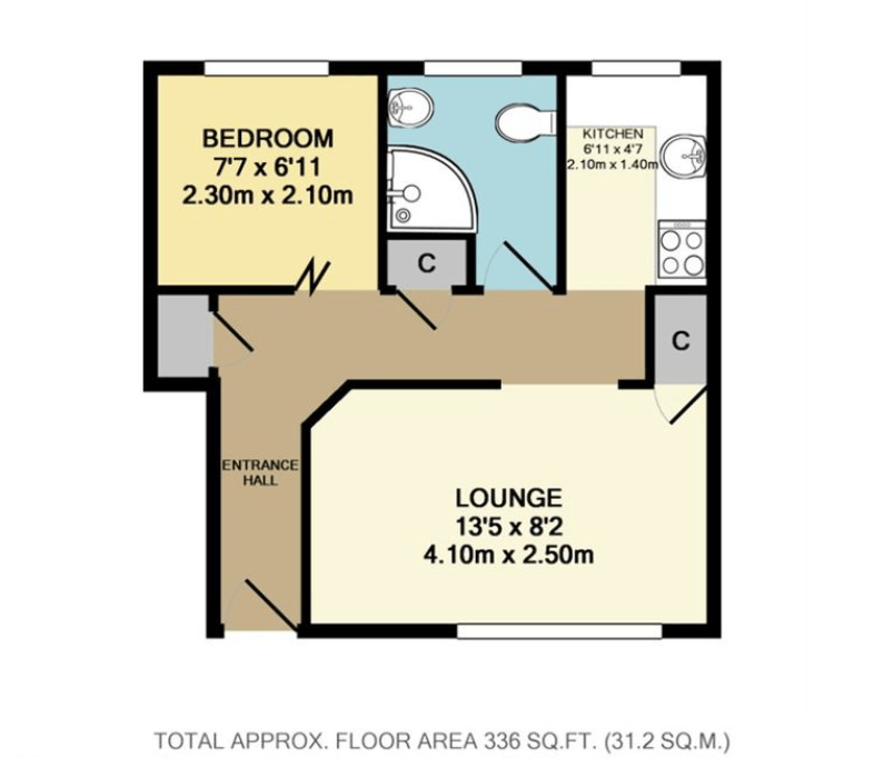 13 Hastings Close, Barnet floorplan