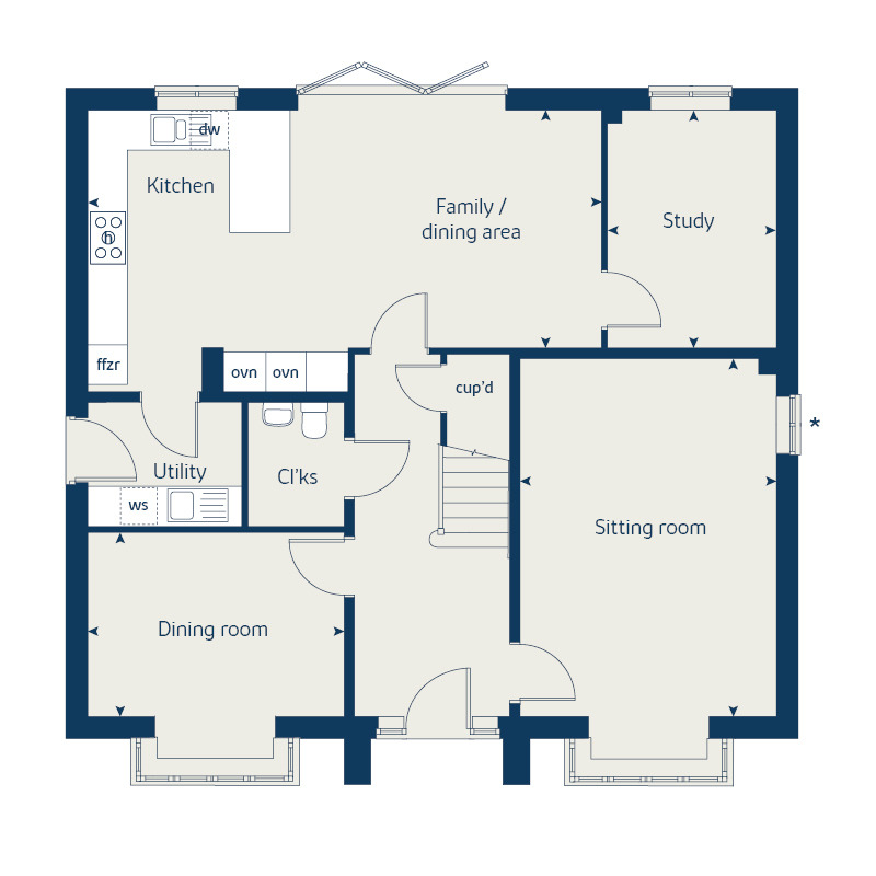 309, Warwick Road, Banbury floorplan