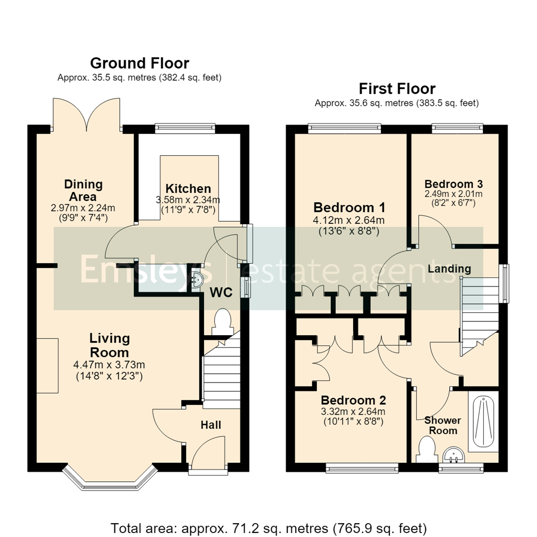 18, Hopefield Way, Leeds floorplan