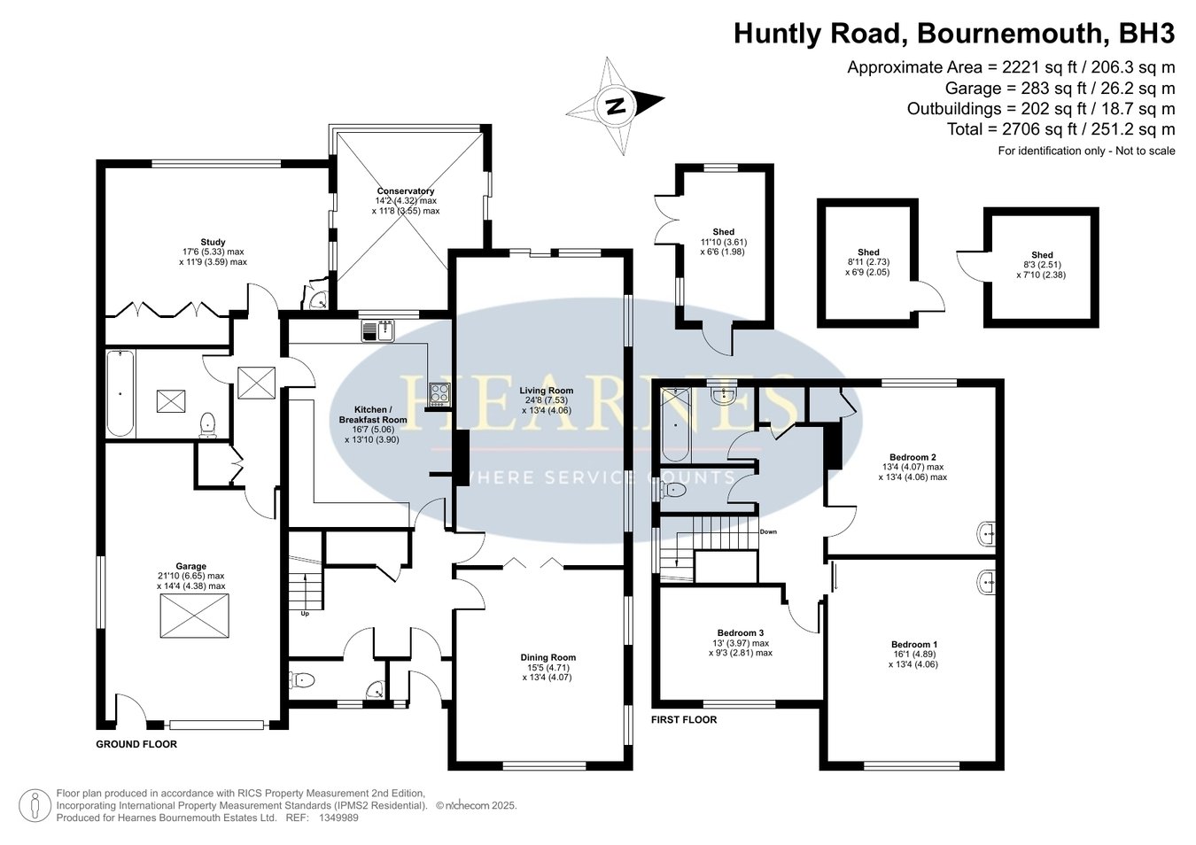 39, Huntly Road, Bournemouth floorplan