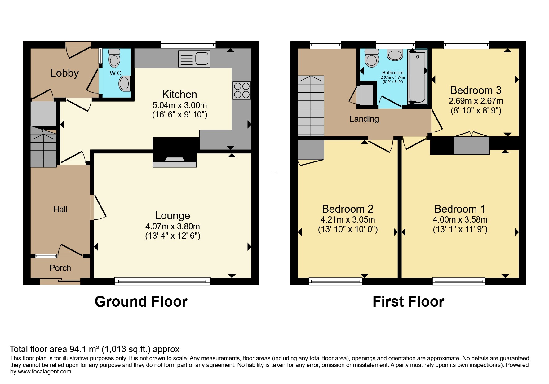 13, Curtismill Close, Orpington floorplan