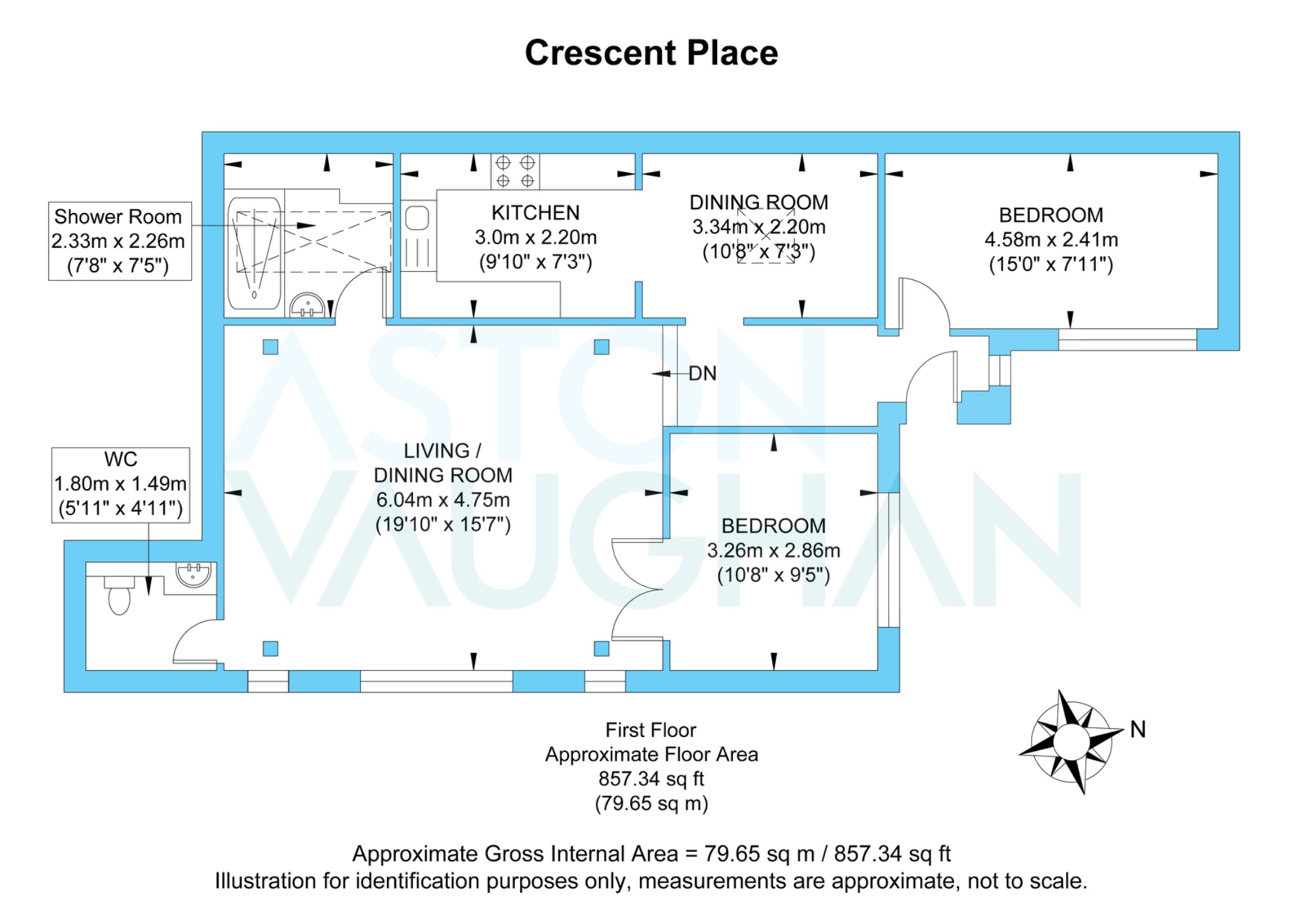 Crescent Place, Brighton floorplan