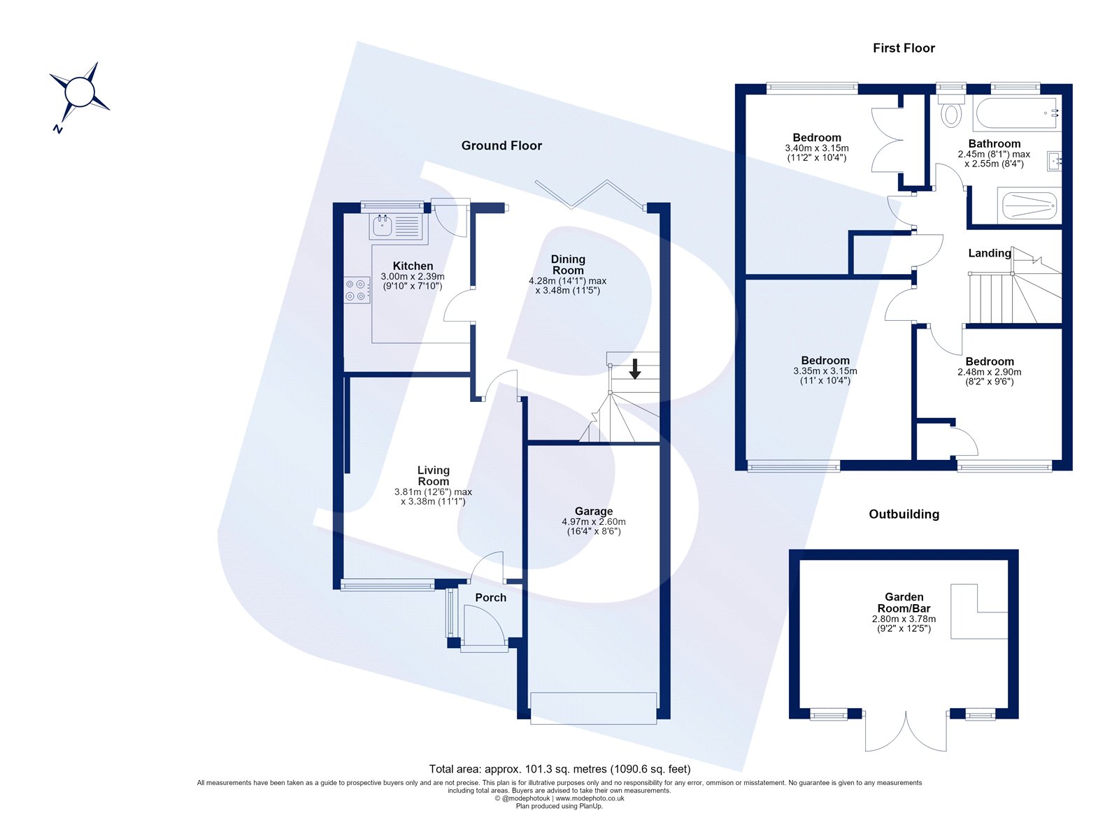 98, Downsway, Essex floorplan