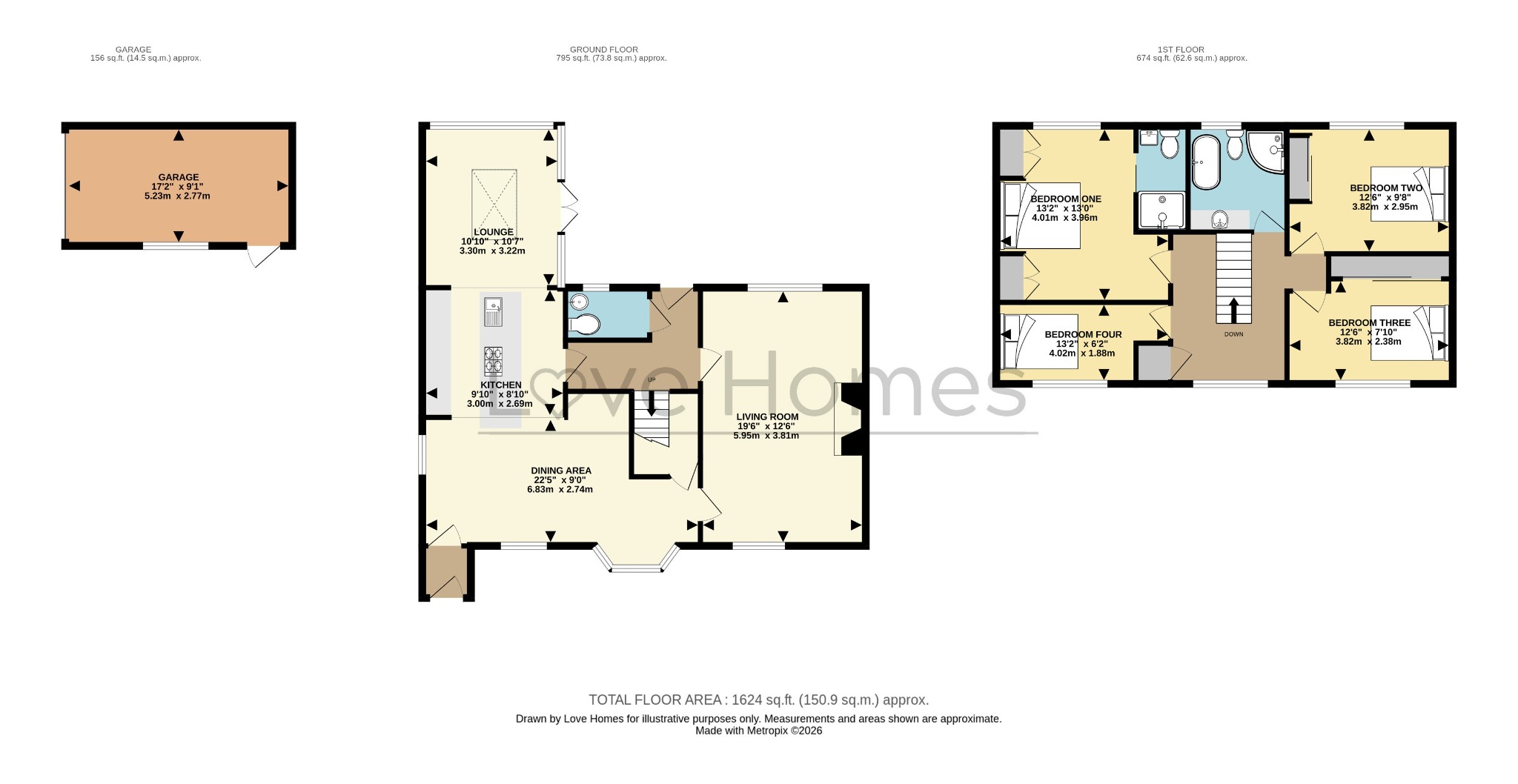 31 Church Road, Westoning, Bedfordshire floorplan