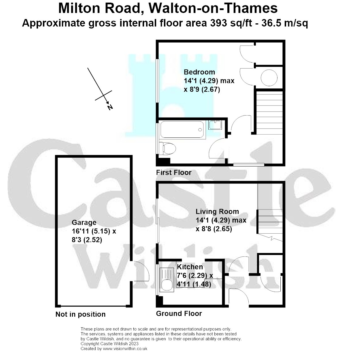 41, Milton Road, Walton-on-Thames floorplan