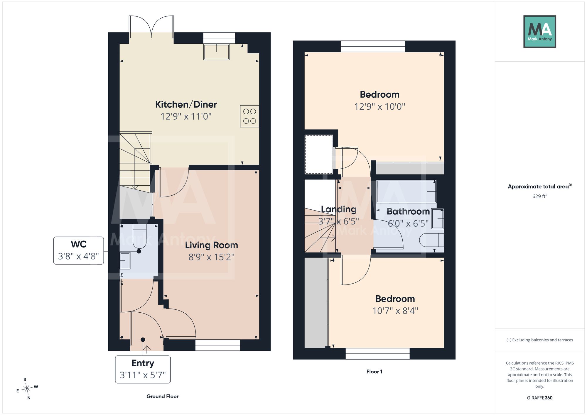 51 Victor Gardens, Warrington floorplan