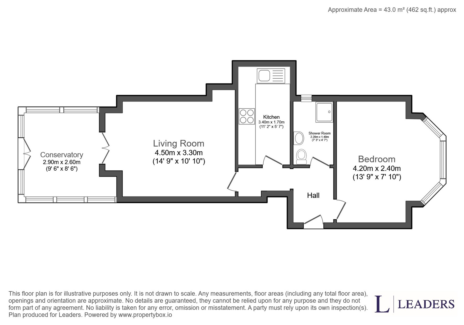 Flat 1A, 33, Springfield Road, Greater Manchester floorplan