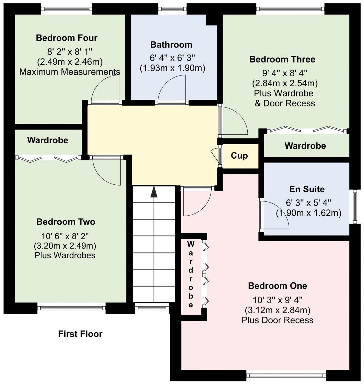 12, Cador Drive, Fareham floorplan