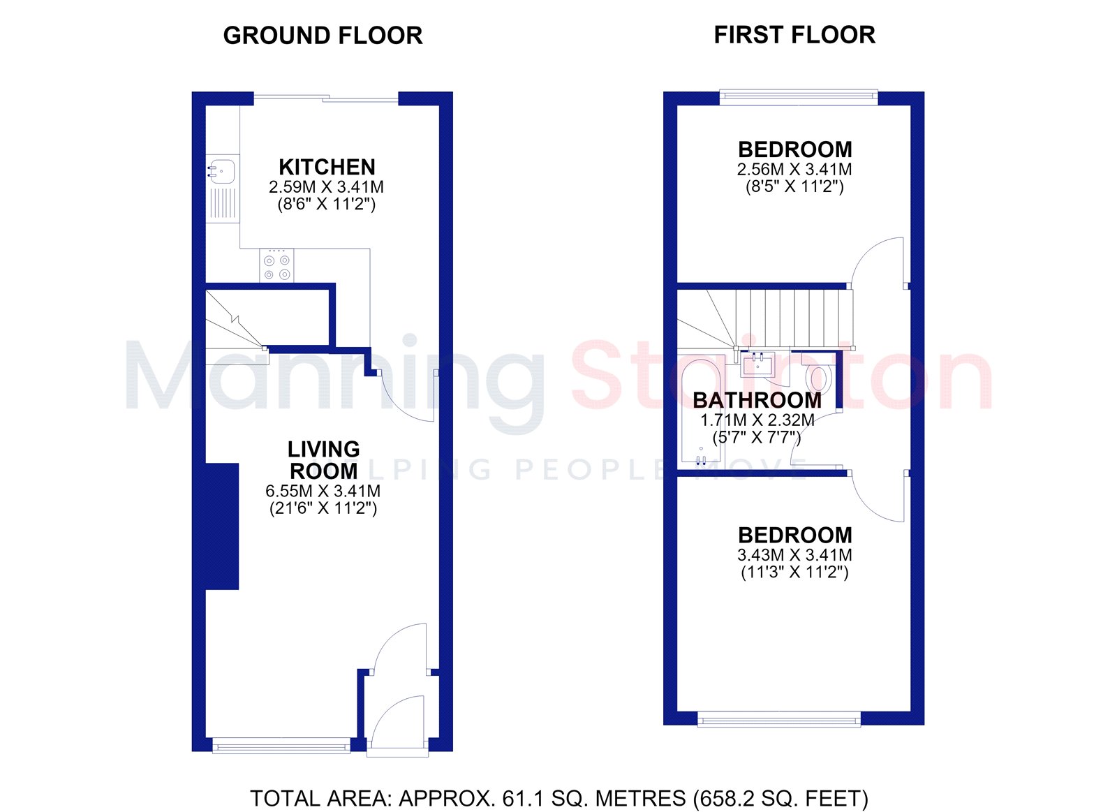 7, Warrels Court, West Yorkshire floorplan