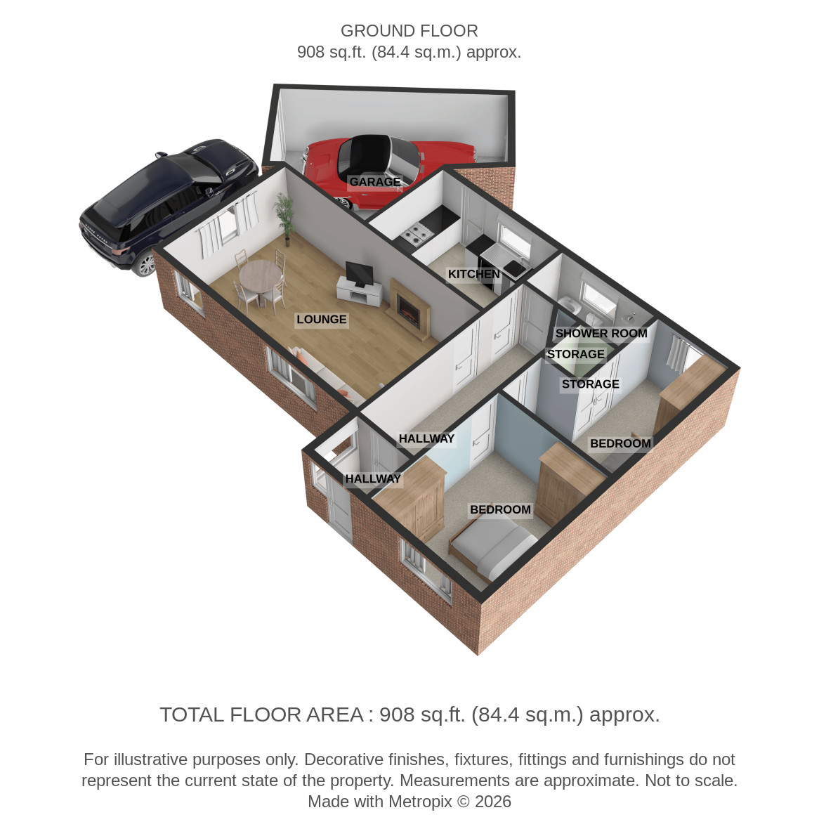 26b De La Bere Crescent, Burbage floorplan