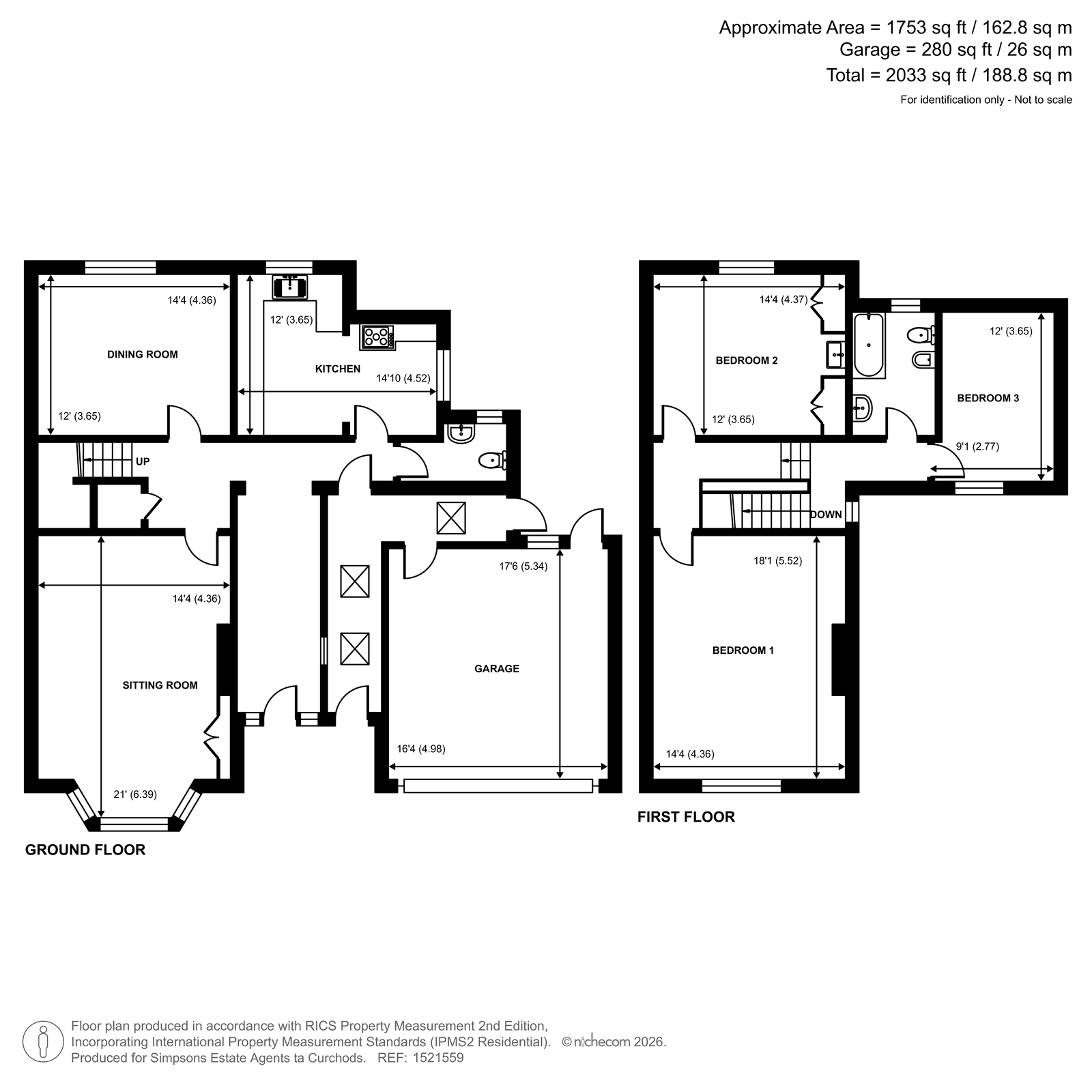 Wych Hill Lane, Woking floorplan