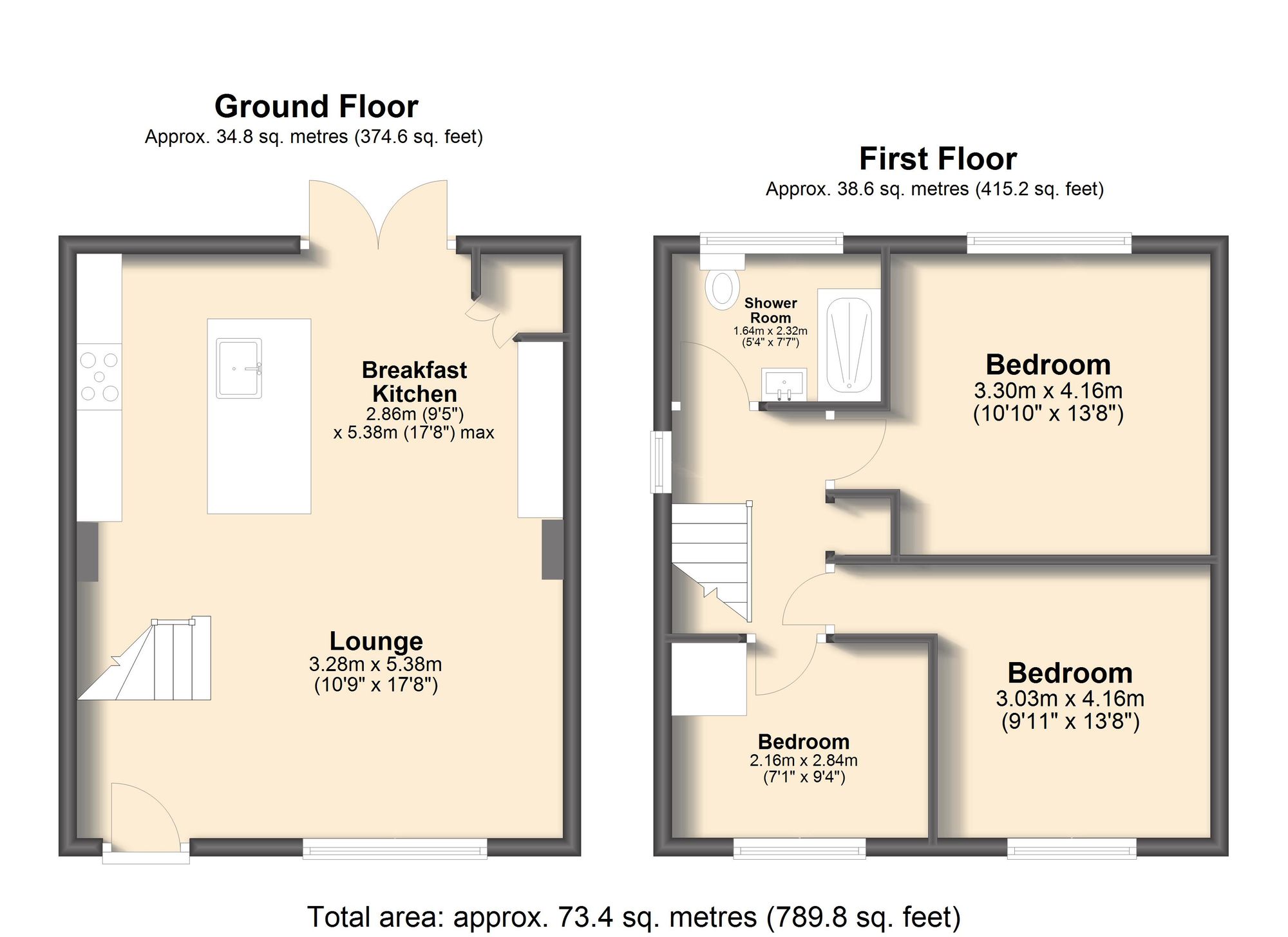 35 Springfield Road, Dronfield floorplan