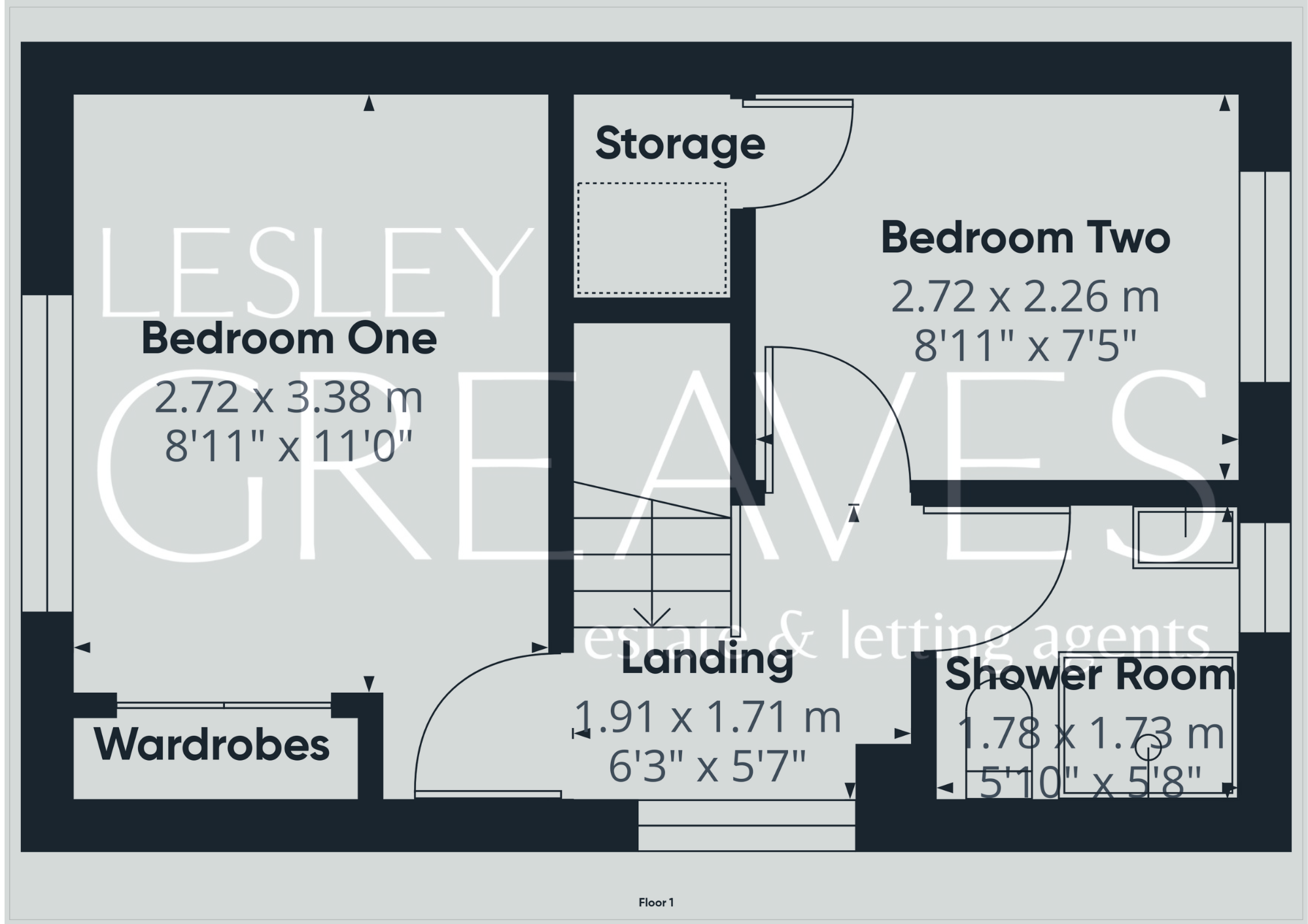 53, The Elms, Nottingham floorplan