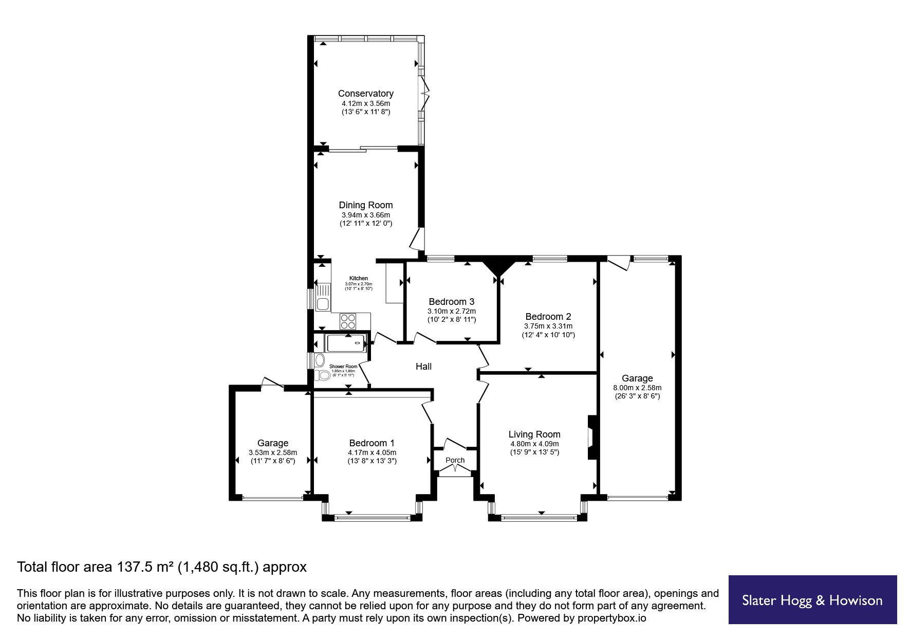 Great Western Road, Glasgow floorplan