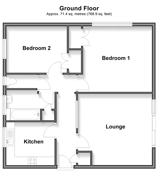 Wallace Avenue, Worthing floorplan