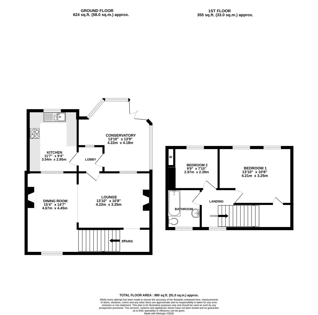 43, Northcroft Lane, NEWBURY floorplan