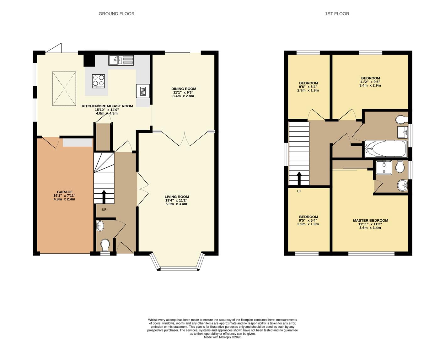 24a, Thurnham Way, Tadworth floorplan