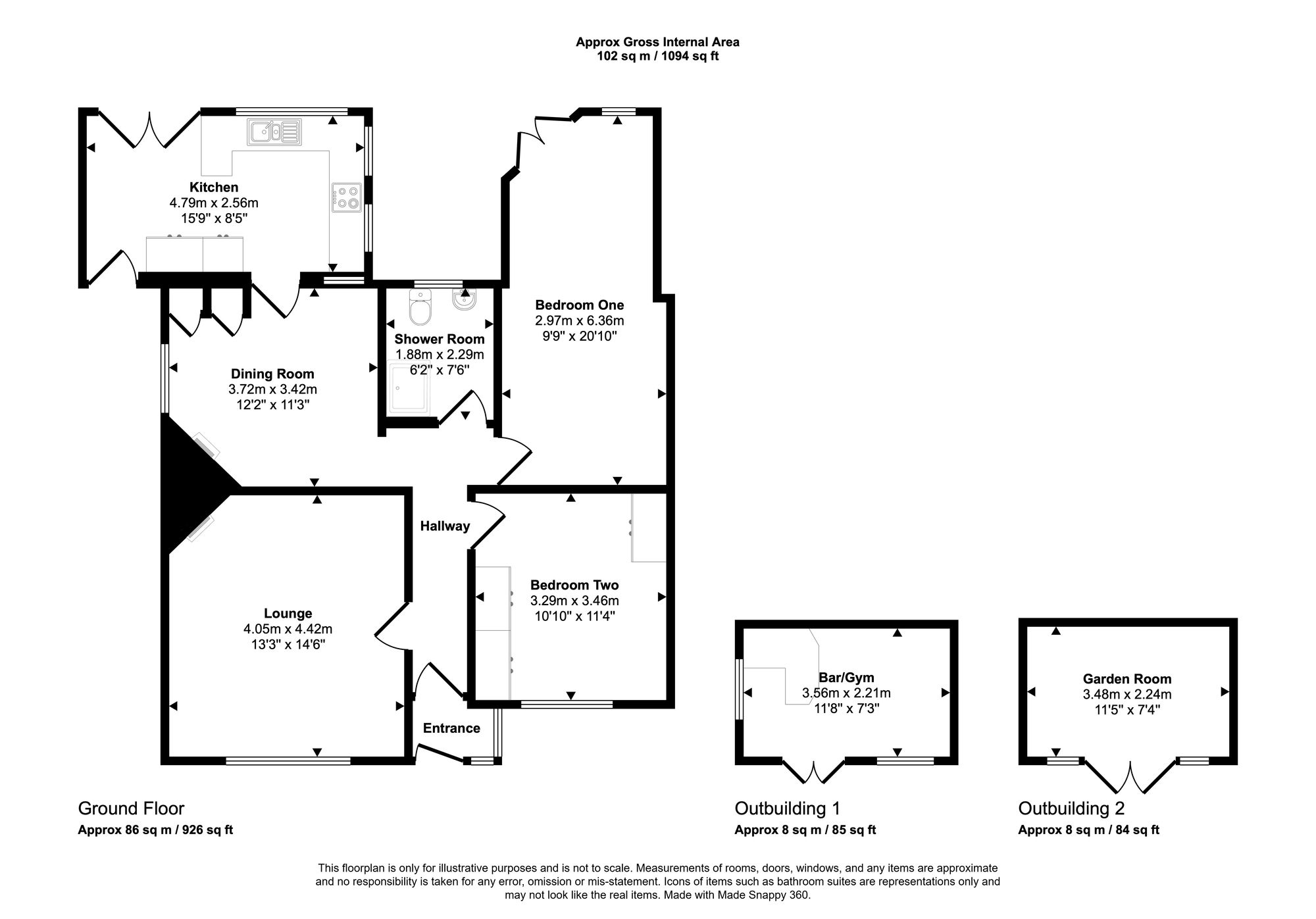 32 Hillcrest, Bridgend floorplan