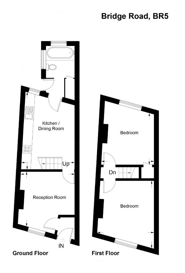 Bridge Road, Orpington BR5, 2 bedroom terraced house for sale