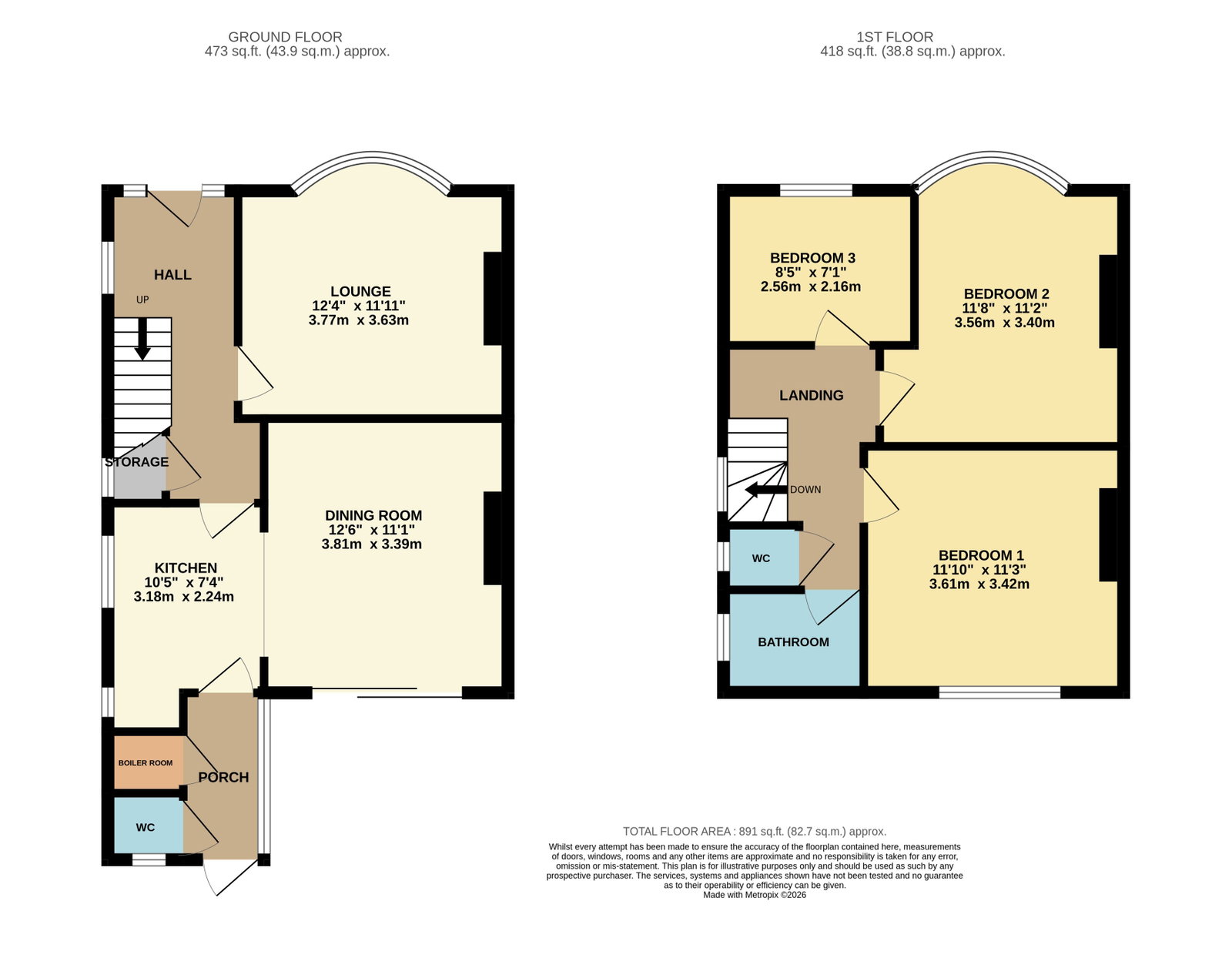 151, Oxford Road, Gloucester floorplan