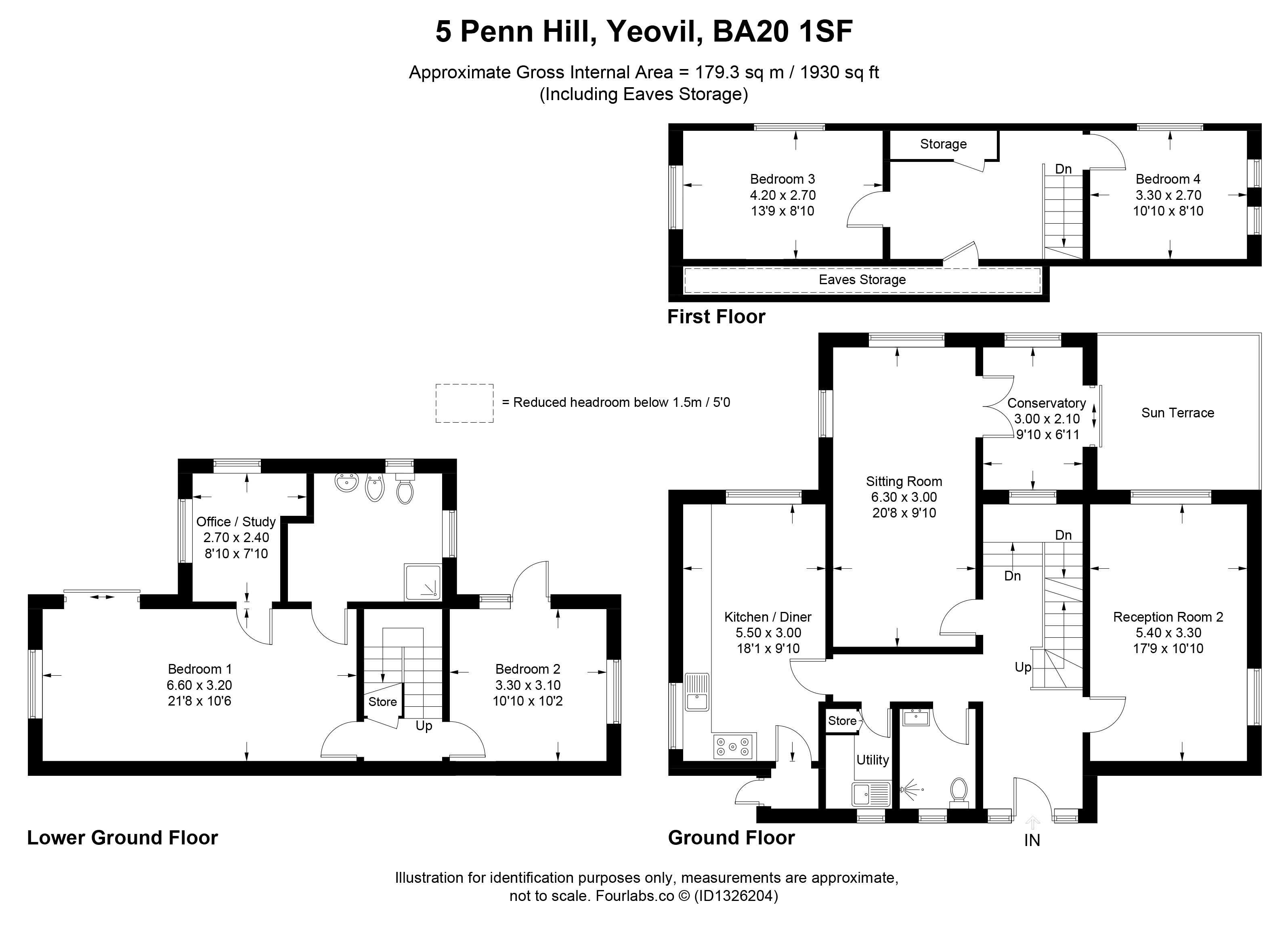 5, Penn Hill, Yeovil floorplan