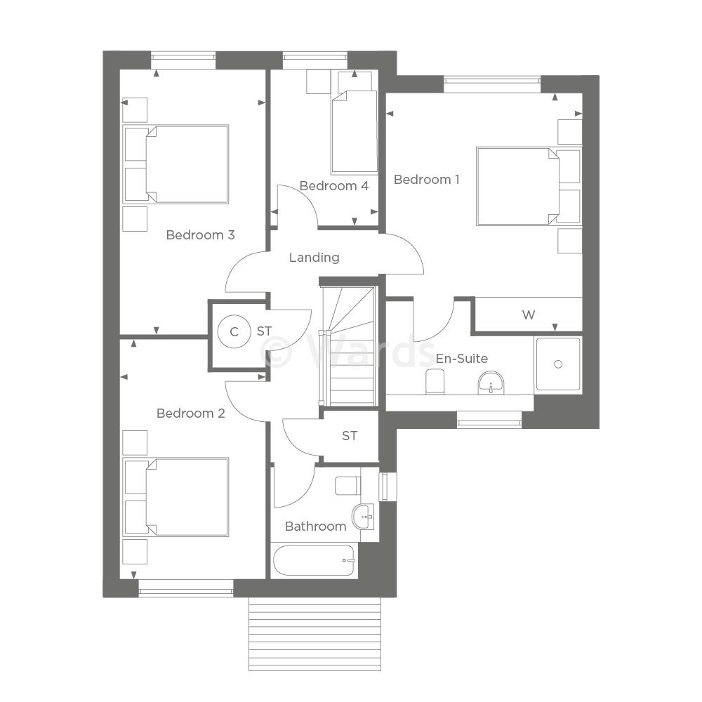 The Wilmington, Meadowbridge, Osborne Gardens, Herne Bay floorplan