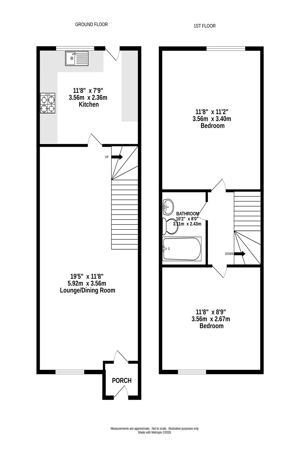 43, Armstrong Close, Birchwood, Warrington floorplan