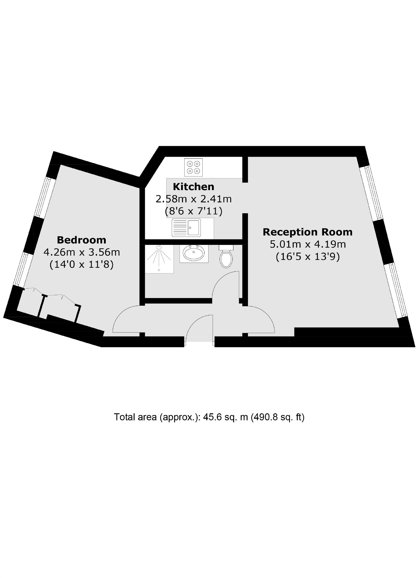 Flat 3, 111, Canterbury Road, London floorplan