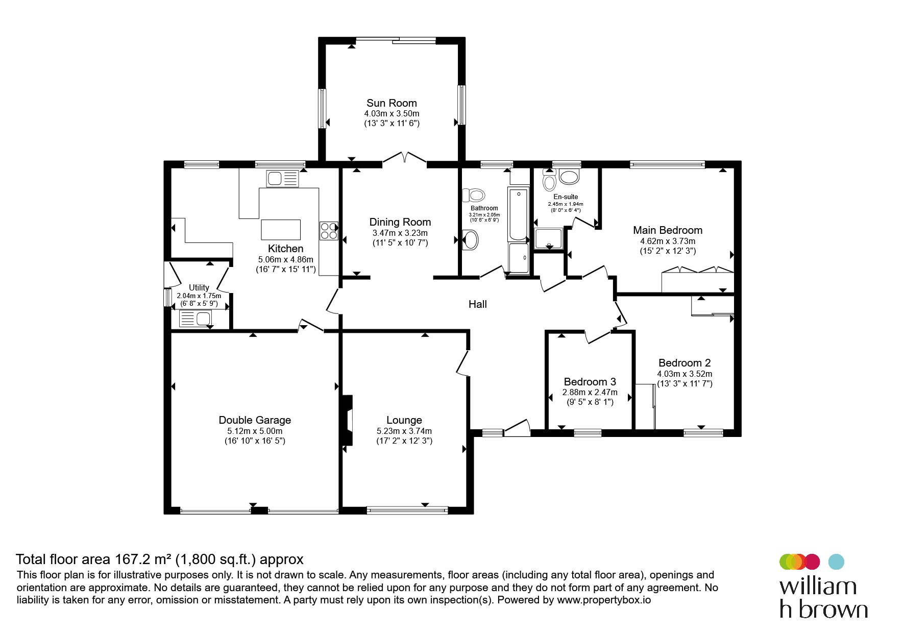 3, Carnoustie Court, Spalding floorplan