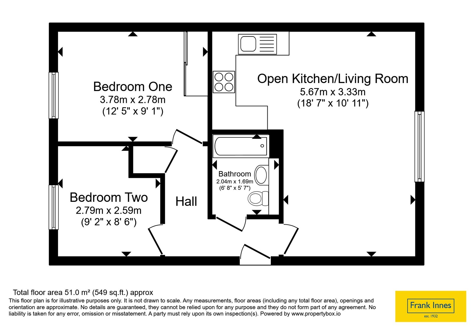 134, Edison Way, Nottingham floorplan