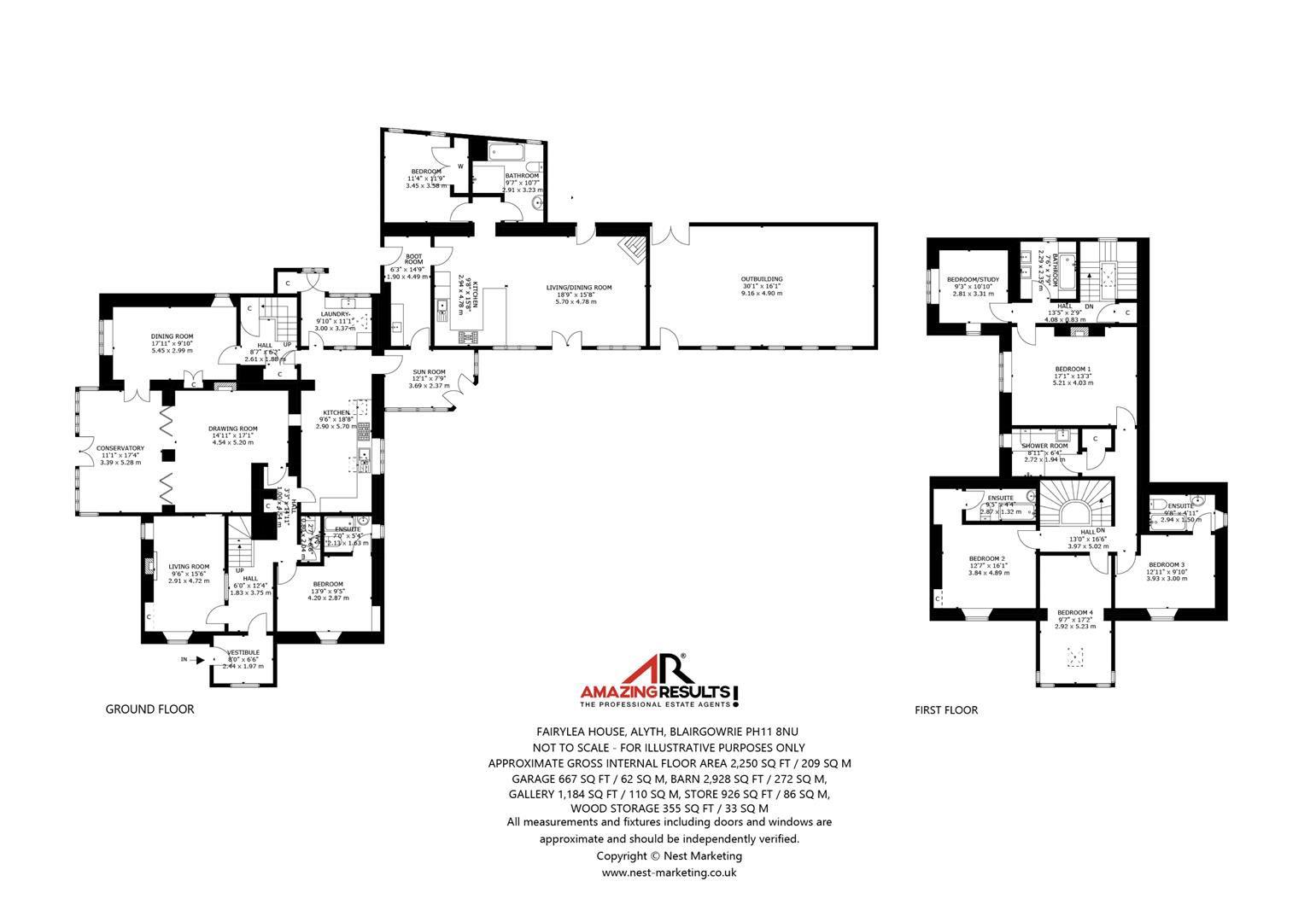 Fairylea House, Blairgowrie floorplan