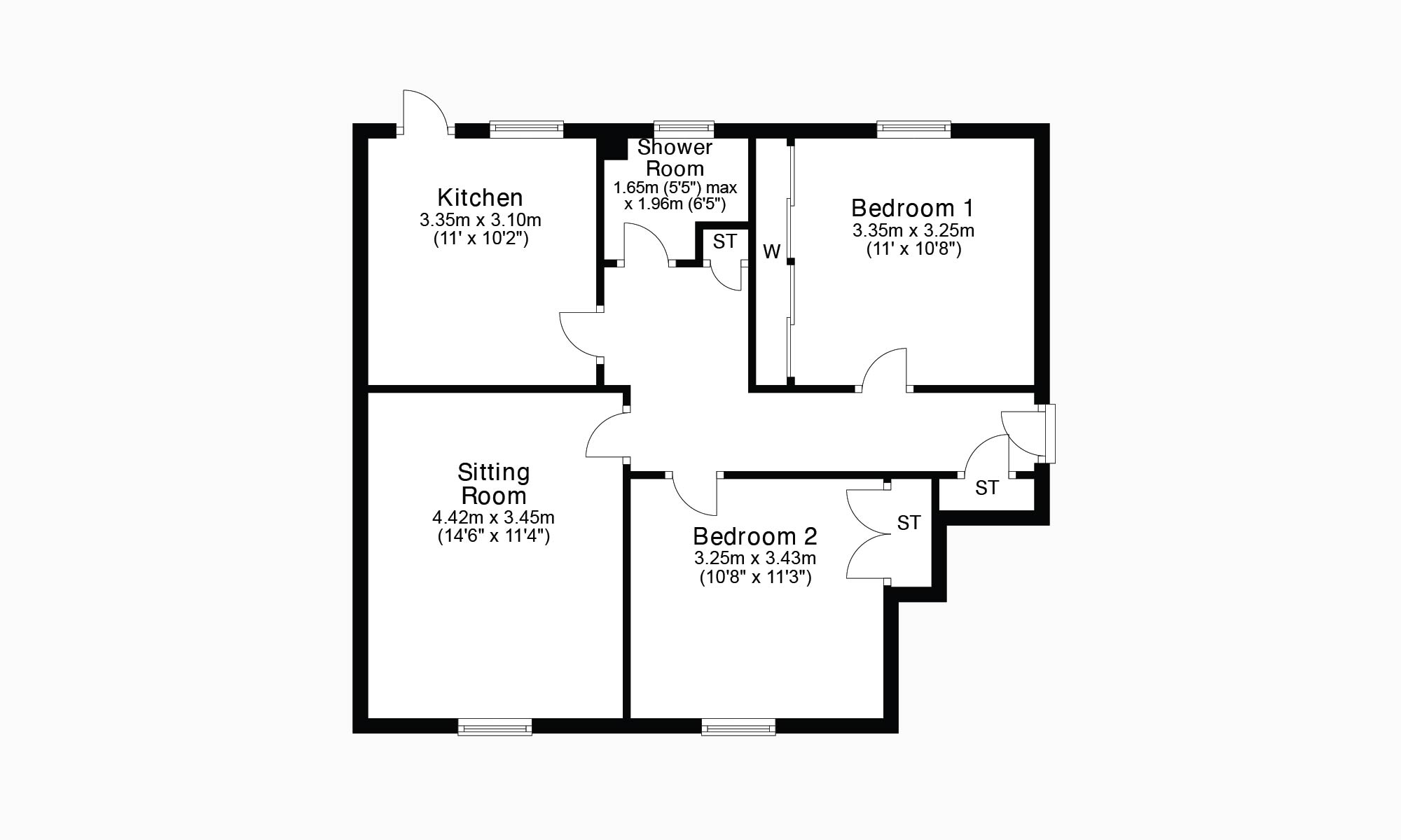 Aitken Road, Falkirk, Stirlingshire FK1, 2 bedroom flat for sale