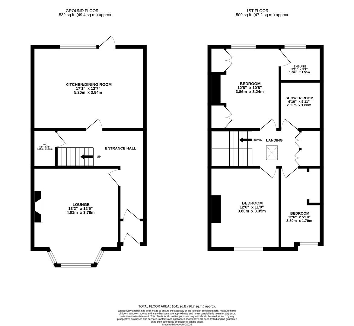 376, Fishponds Road, Bristol floorplan