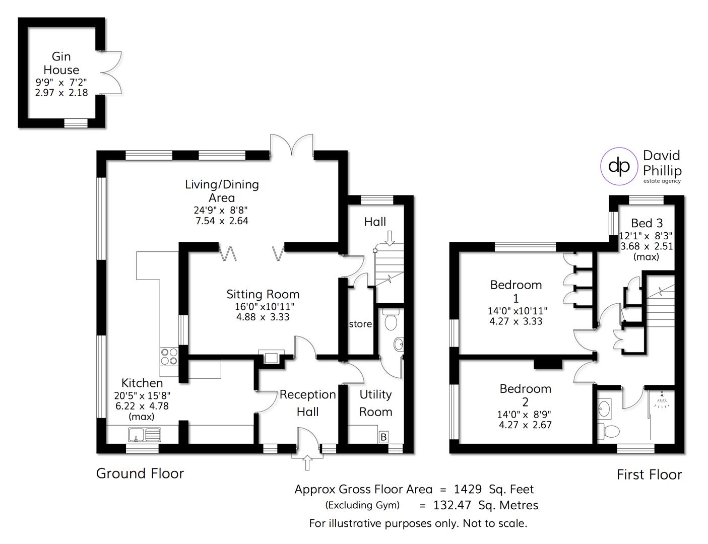 1, Milestone Cottages, Leathley Lane, Leathley, Otley floorplan