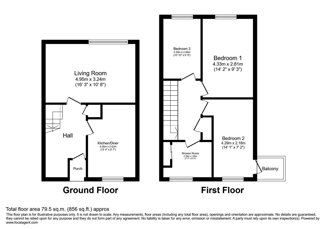 88, Upper Highgate Street, Birmingham floorplan