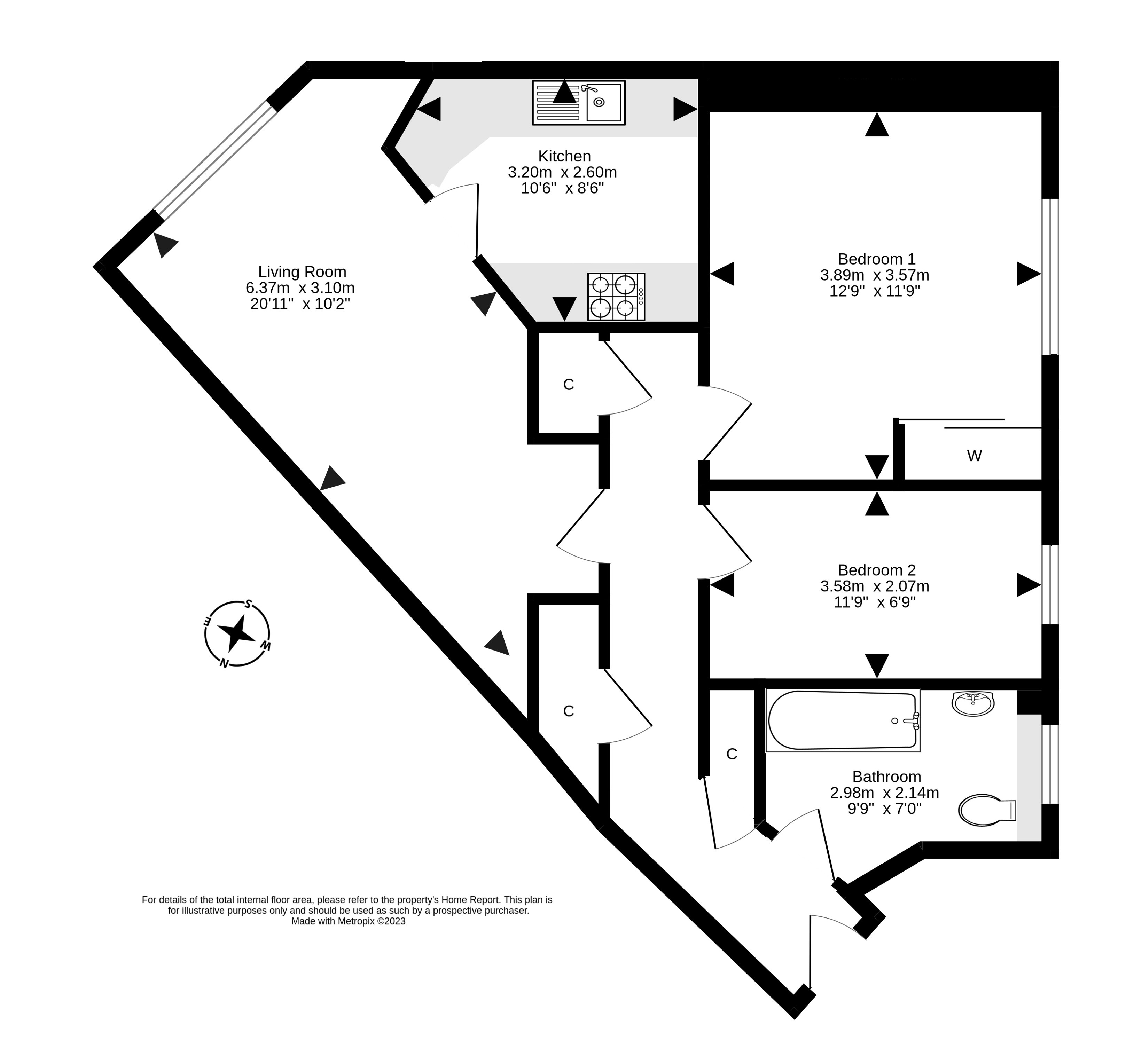 38/7 Lower London Road, Abbeyhill, Edinburgh EH7, 2 bedroom flat for