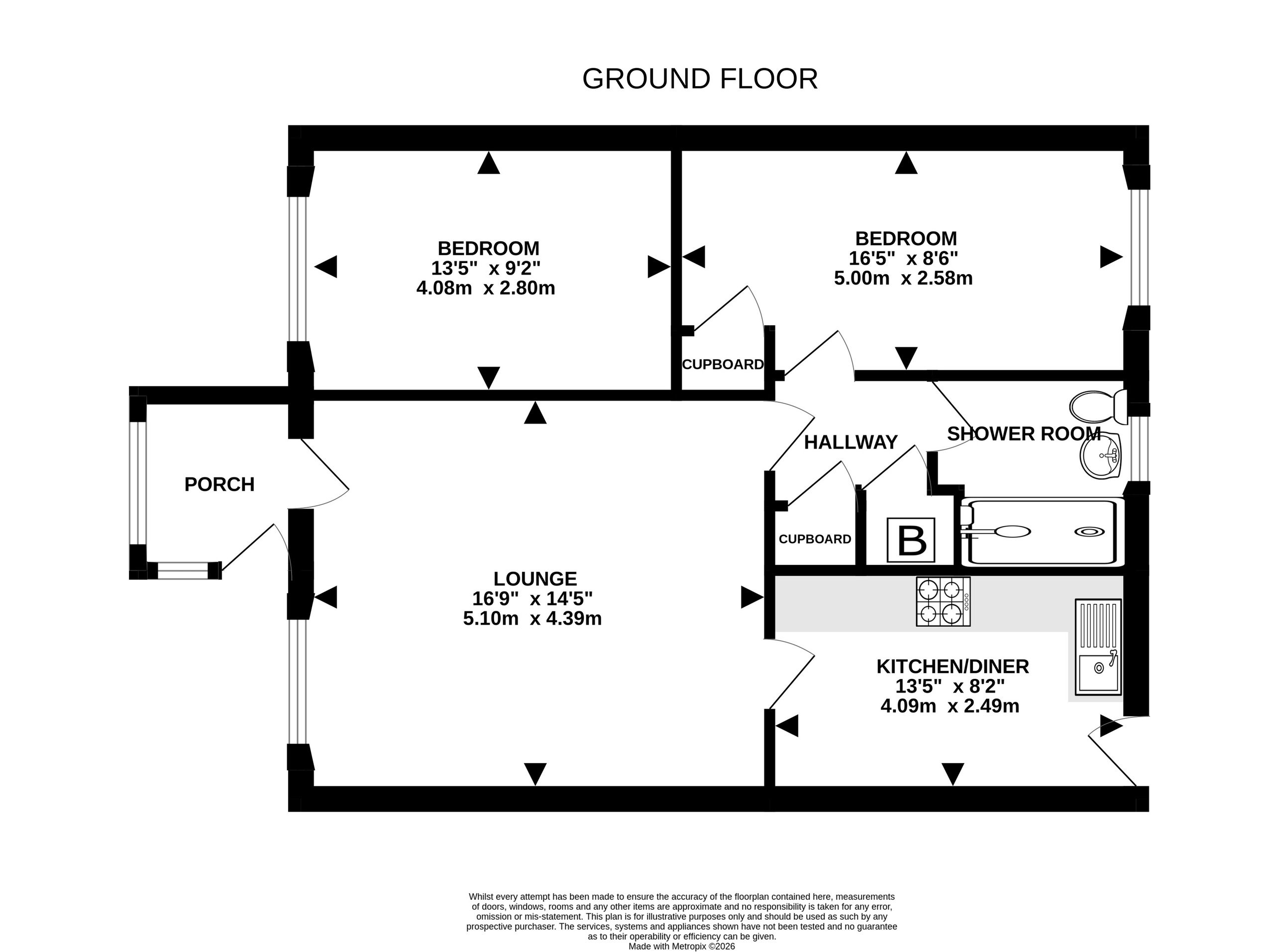 13 Churchdown Walk, Bristol floorplan