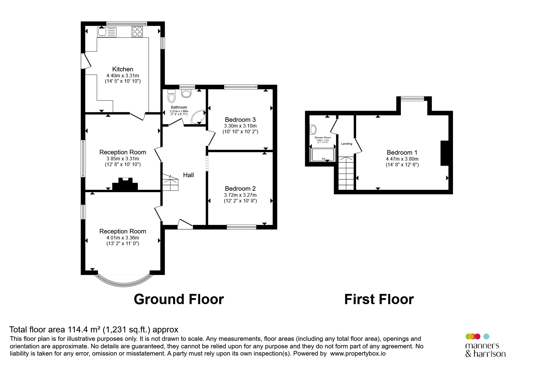 1, Fairfield Avenue, Middlesbrough floorplan