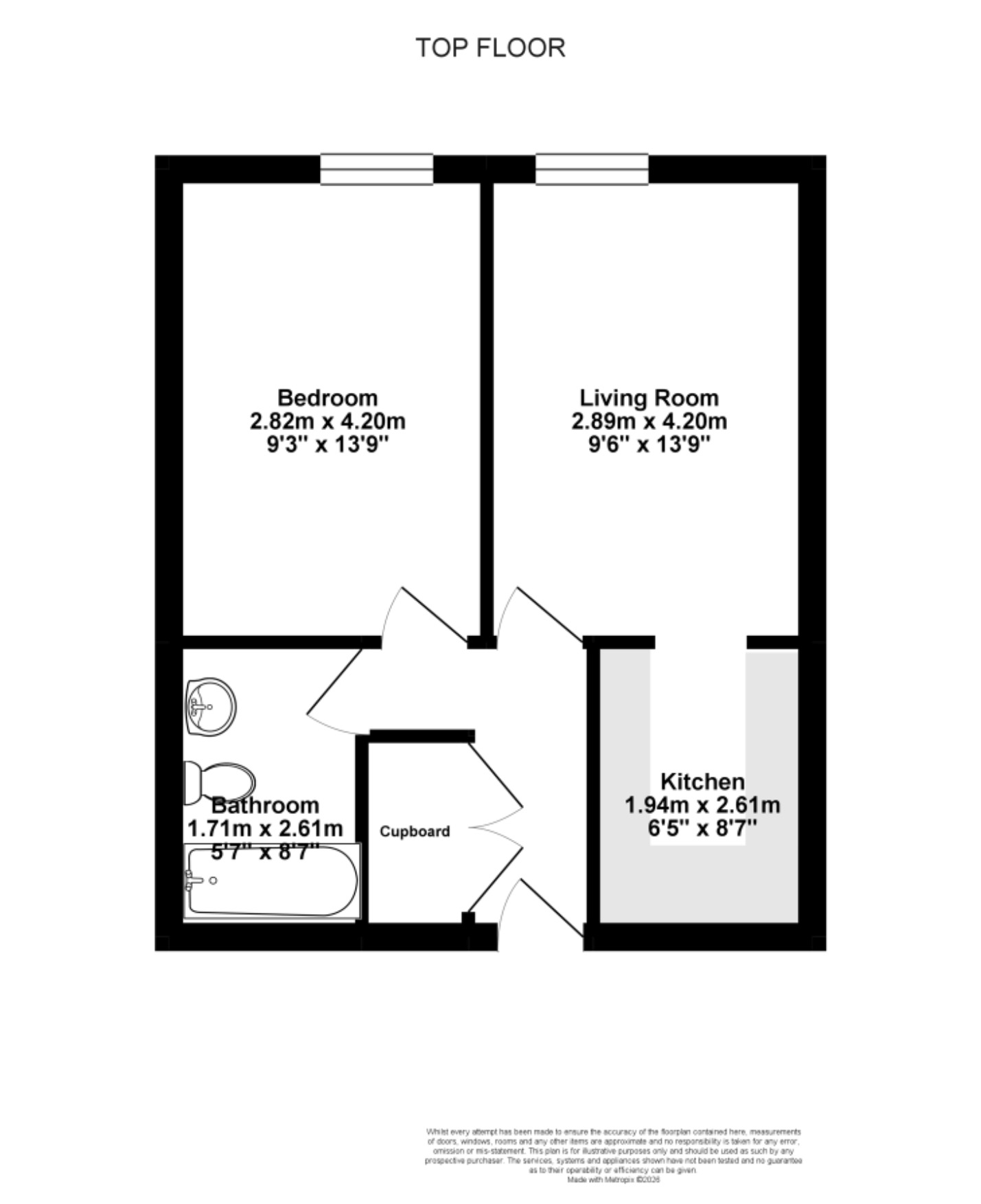 14 Star Apartments, Bristol floorplan