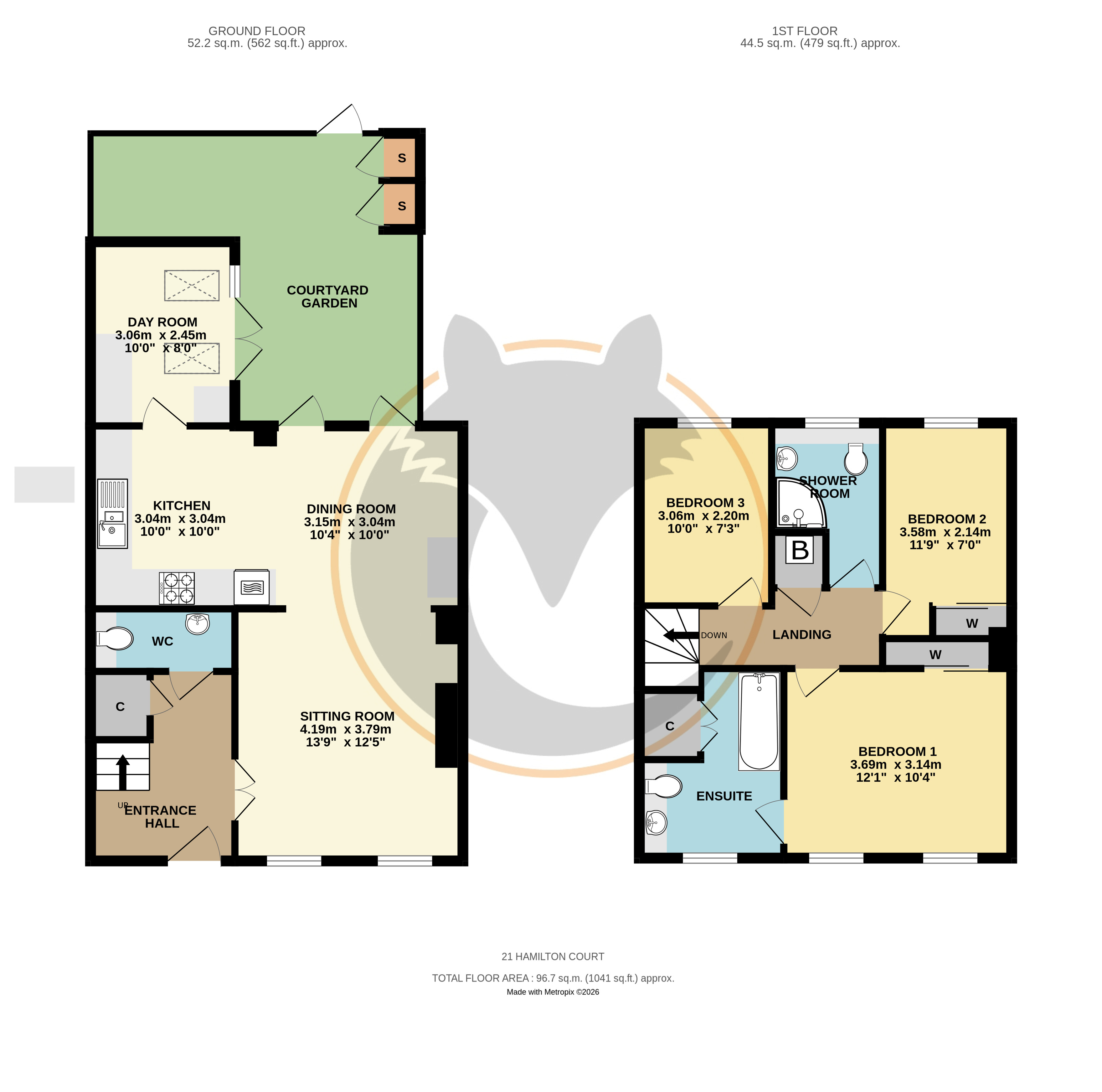 21 Hamilton Court,, De La Warr Road, Lymington floorplan