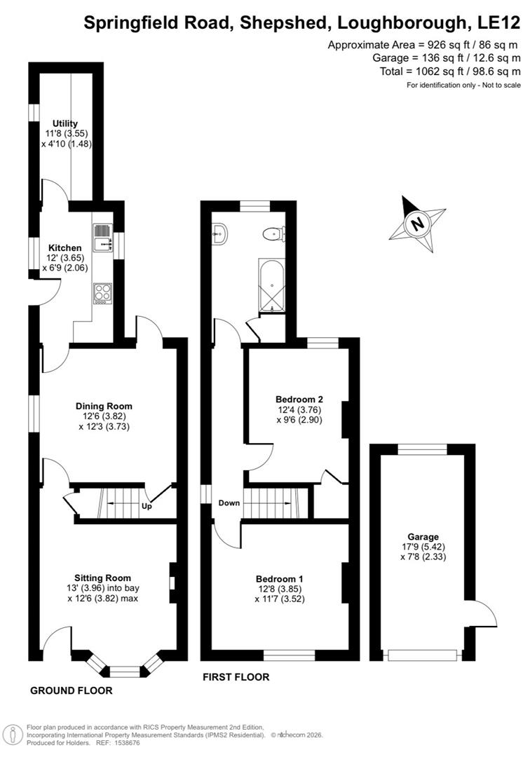 Springfield Road, Loughborough floorplan