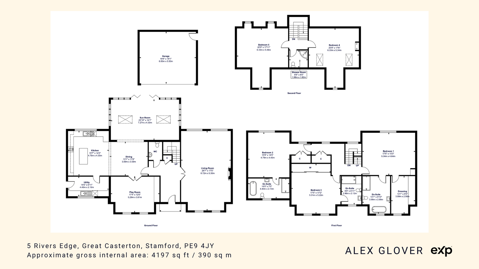 5, Rivers Edge, Stamford floorplan