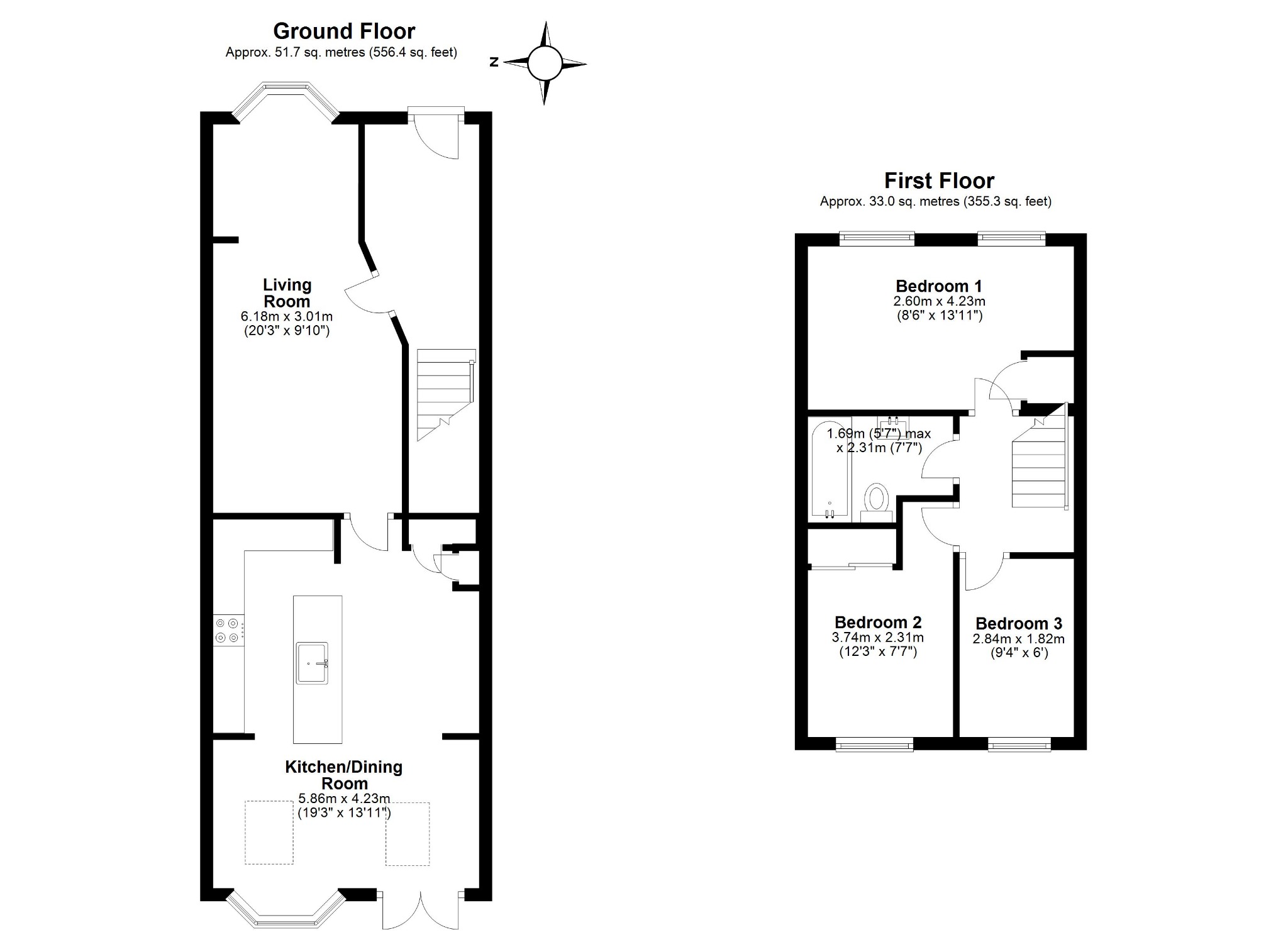 3 Bedrooms Terraced house for sale in Timber Mill, Southwater, Horsham RH13