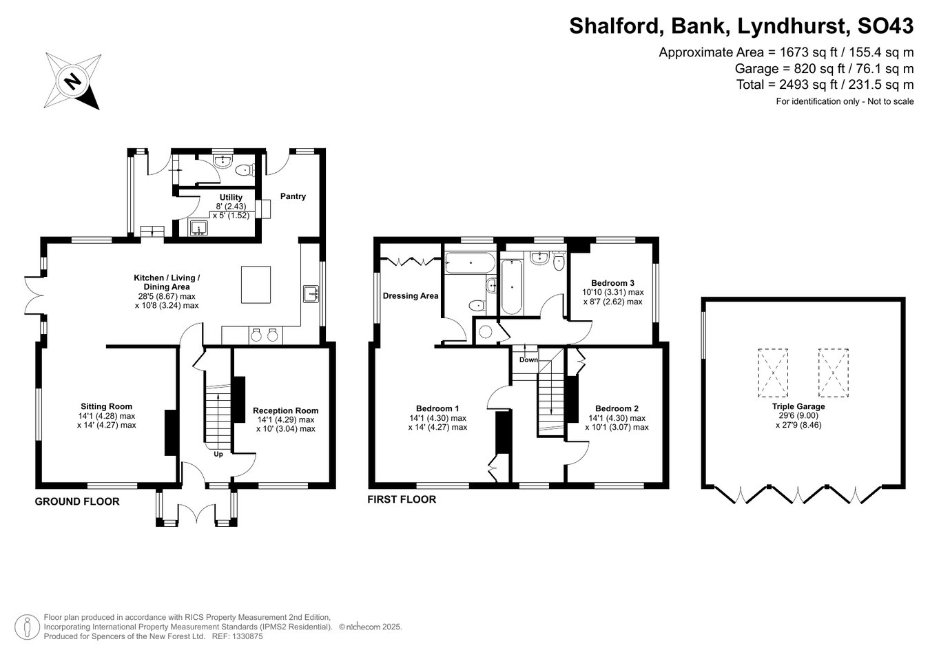 Shalford, Bank, Lyndhurst floorplan
