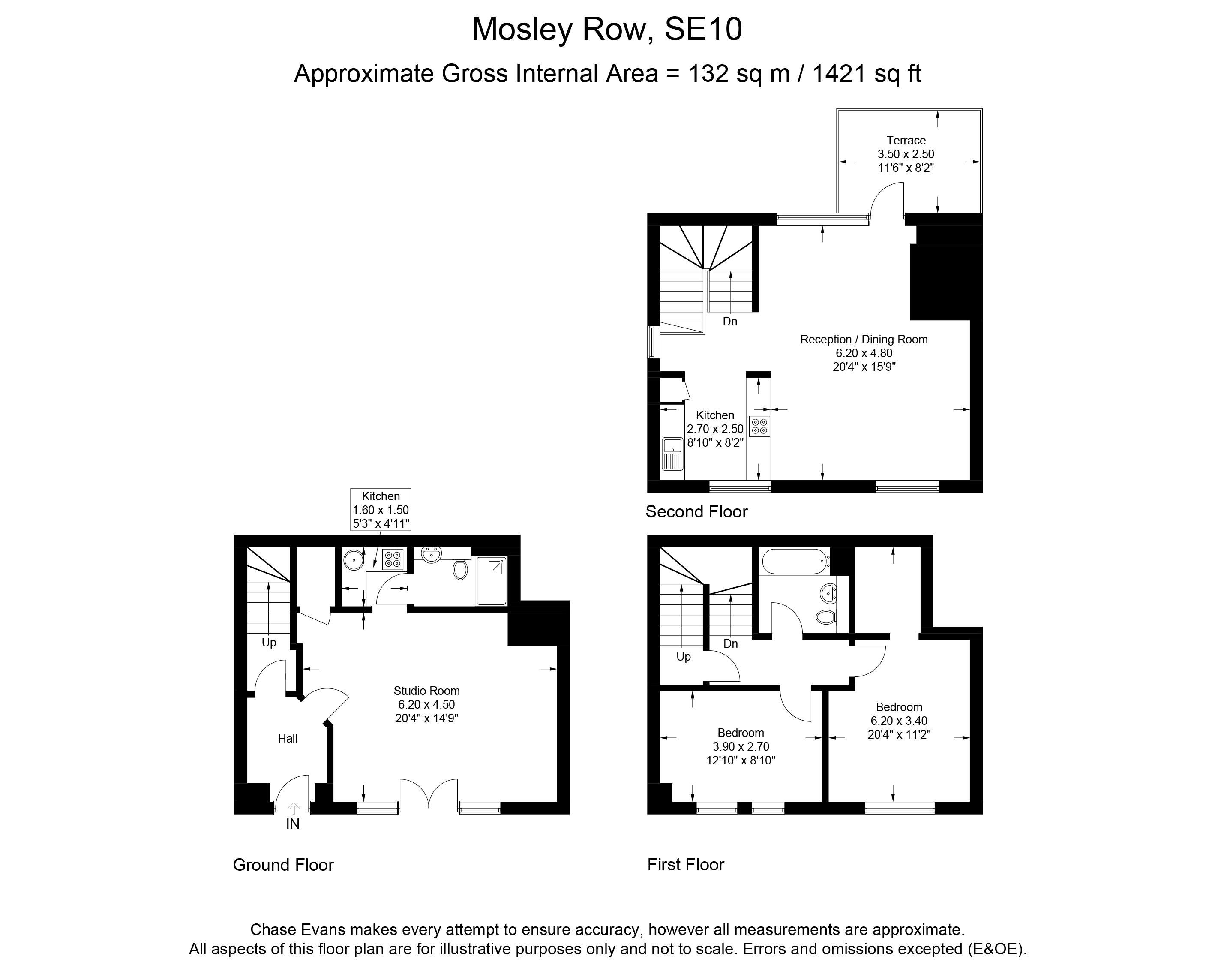 3 Bedrooms Flat to rent in Moseley Row, Greenwich, London SE10