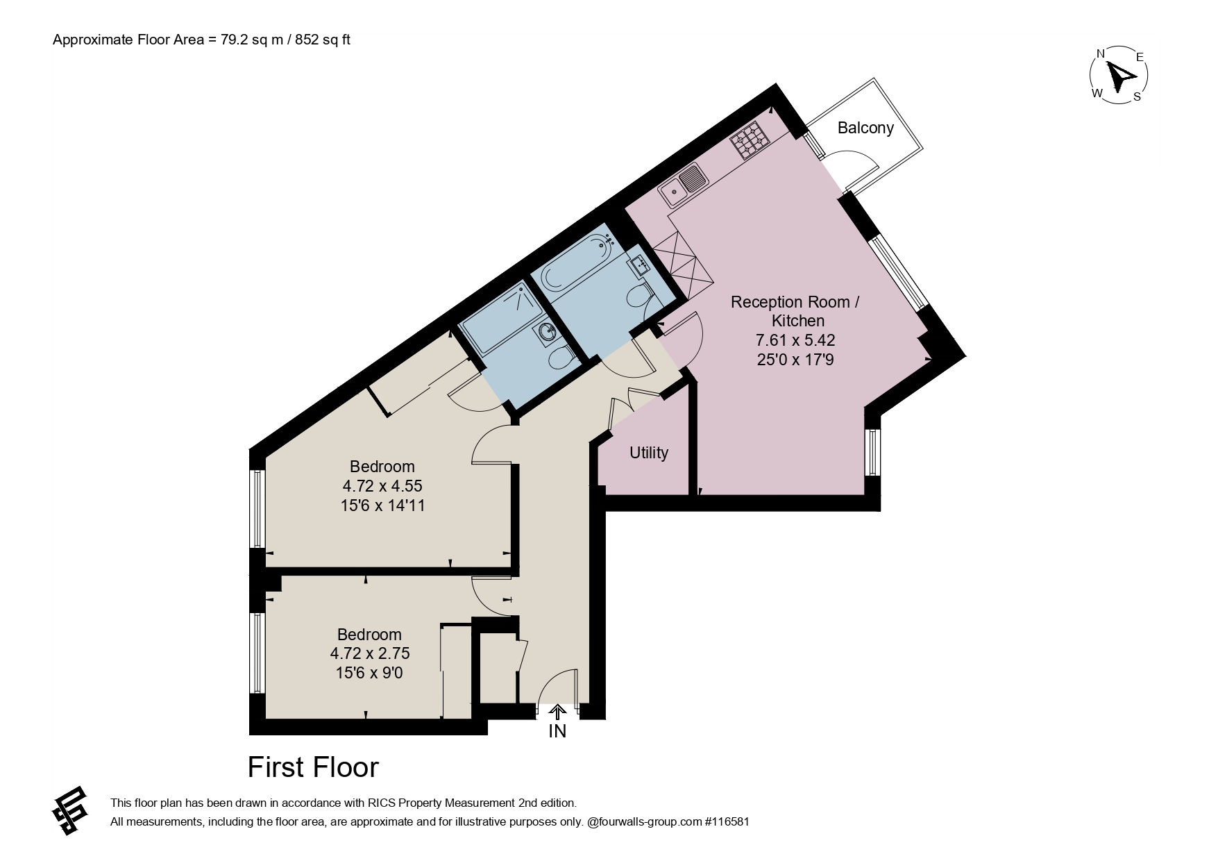Brewery Lane, Twickenham floorplan