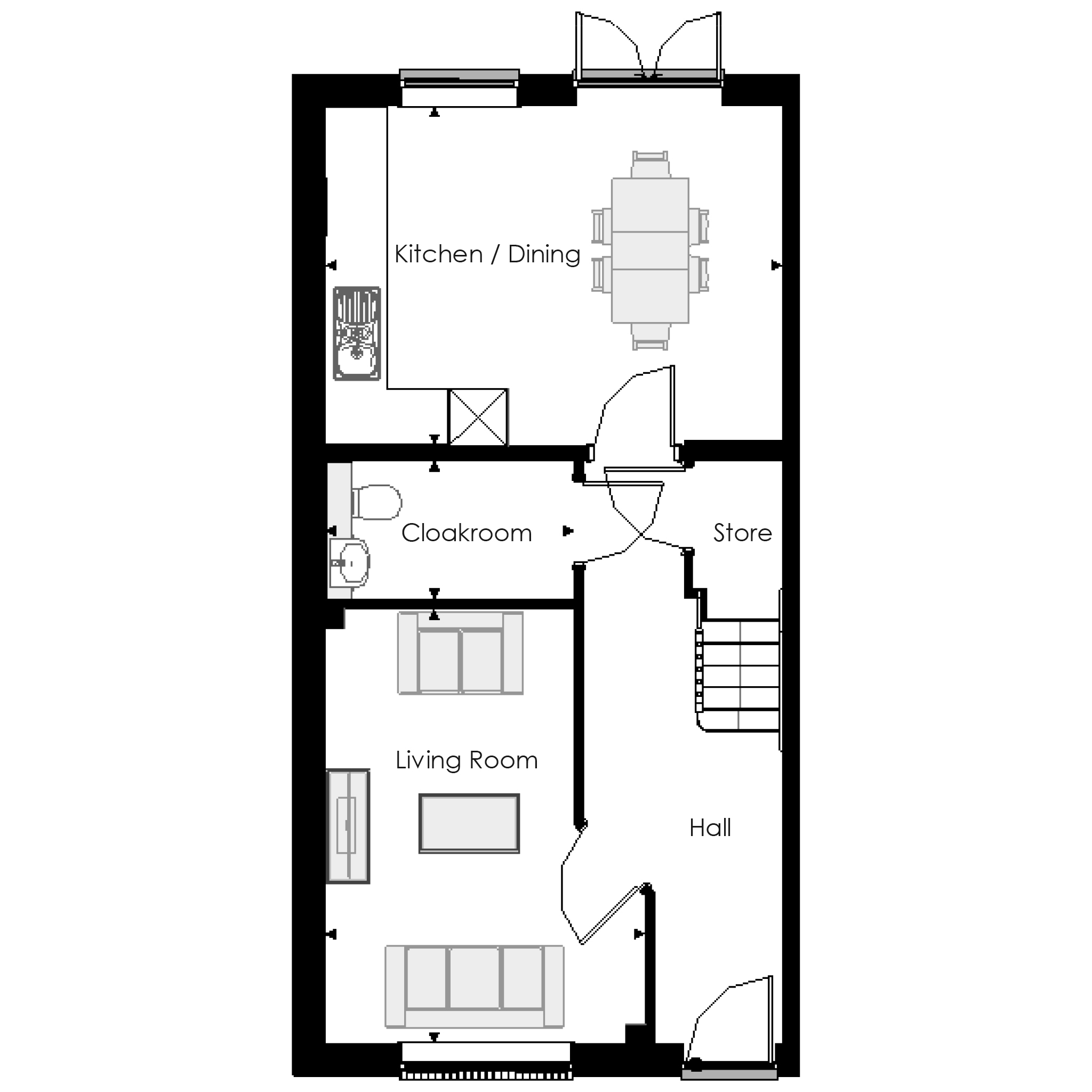 6, Station Lane, Pelton Lane Ends, Pelton floorplan